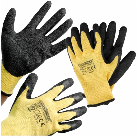 RĘKAWICZKI ROBOCZE GUMOWANE L