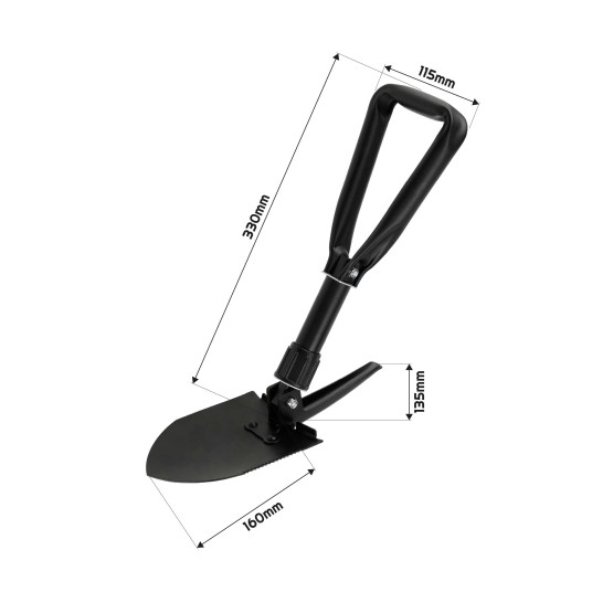 SAPERKA SKŁADANA Z PIŁĄ I KILOFEM