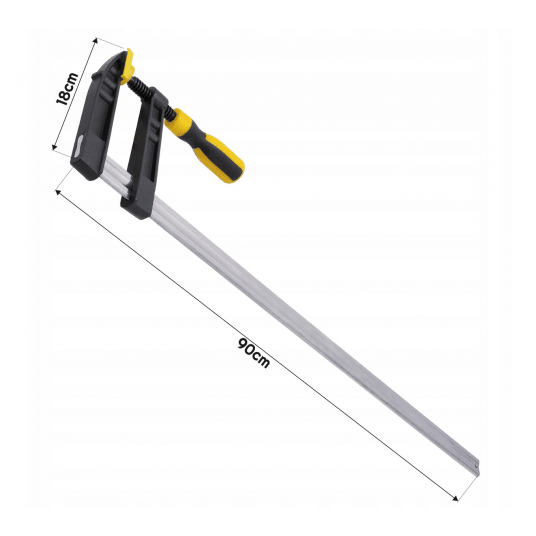 ŚCISK STOLARSKI TYP F 120X800MM -zdjęcie numer 4