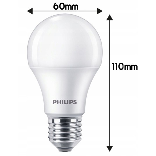 SET X2 ŻARÓWKA LED E27 4.9W WW 2700K PHILIPS