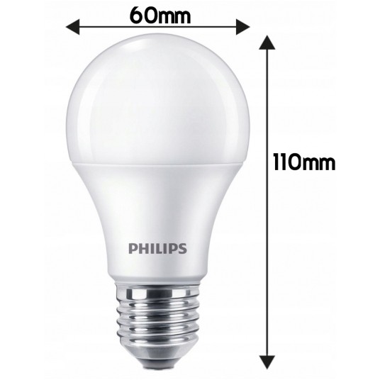 SET X6 ŻARÓWKA LED E27 8-60W WW 2700K PHILIPS -zdjęcie numer 2