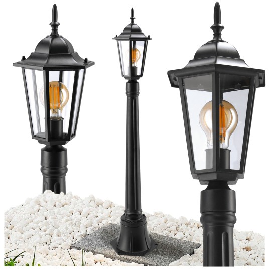 SŁUPEK OGRODOWY RETRO 1XE27 IP54