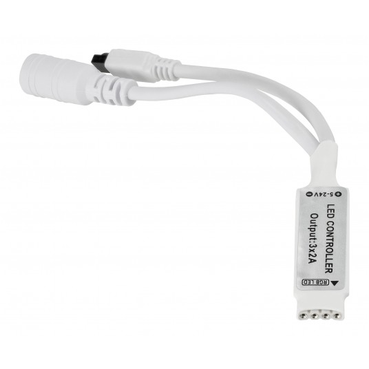 STEROWNIK LED DO TAŚM RGB IR44 6A DC5-24V 72W/144W -zdjęcie numer 3