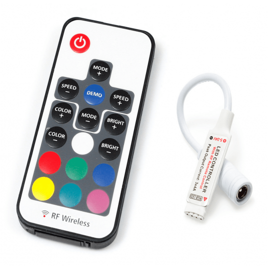STEROWNIK LED RGB RF17 6A DC5-24V 72W/144 -zdjęcie numer 1