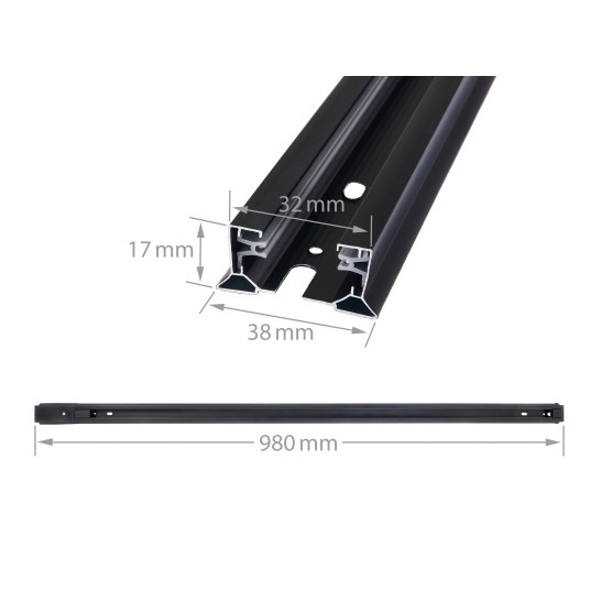 SZYNOPRZEWÓD VISION 1M CZARNY