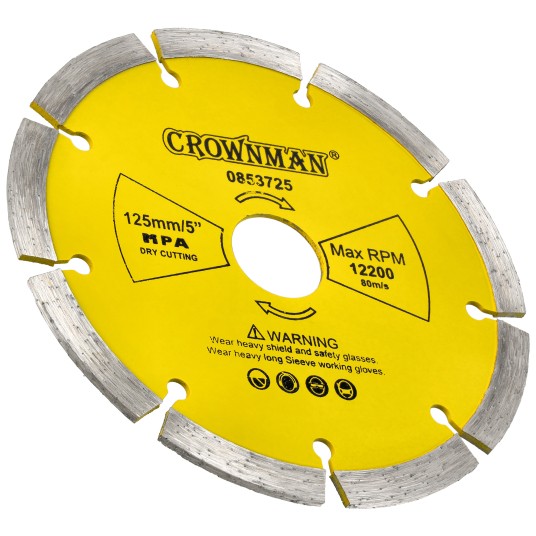 TARCZE DIAMENTOWE SEGMENTOWE SPIEKANE DO CIĘCIA NA SUCHO