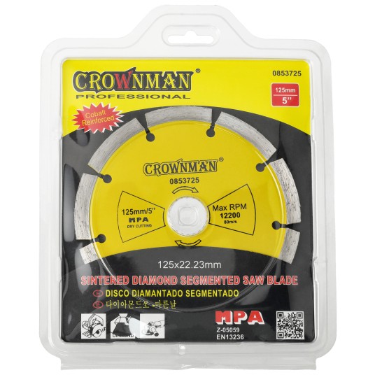 TARCZE DIAMENTOWE SEGMENTOWE SPIEKANE DO CIĘCIA NA SUCHO