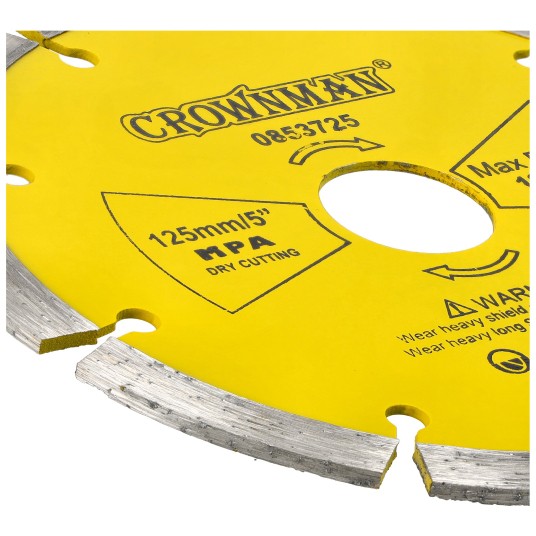 TARCZE DIAMENTOWE SEGMENTOWE SPIEKANE DO CIĘCIA NA SUCHO