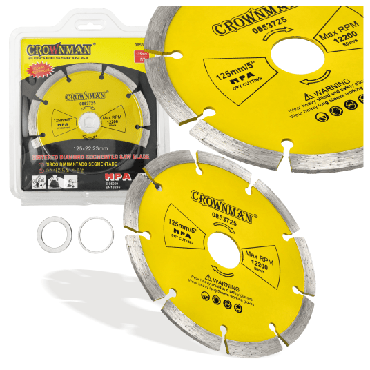 TARCZE DIAMENTOWE SEGMENTOWE SPIEKANE DO CIĘCIA NA SUCHO