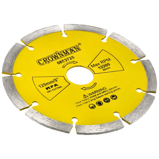 TARCZE DIAMENTOWE SEGMENTOWE SPIEKANE DO CIĘCIA NA SUCHO