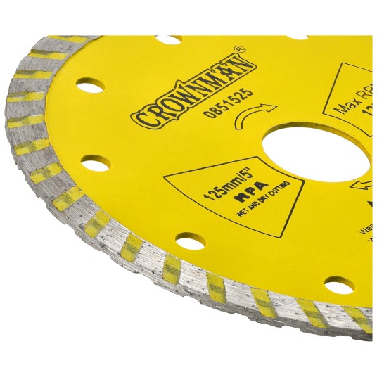 TARCZE DIAMENTOWE TURBOSPIEKANE DO CIĘCIA NA SUCHO I MOKRO