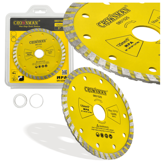 TARCZE DIAMENTOWE TURBOSPIEKANE DO CIĘCIA NA SUCHO I MOKRO