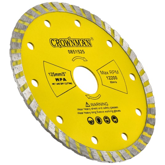 TARCZE DIAMENTOWE TURBOSPIEKANE DO CIĘCIA NA SUCHO I MOKRO