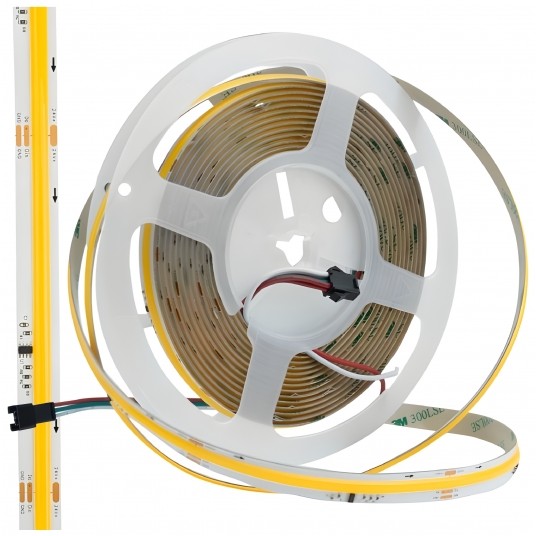 TAŚMA LED COB 24V 5M 13W/M 3000K 1170LM IC DIGITAL -zdjęcie numer 1