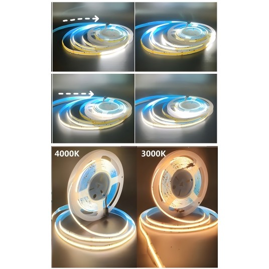 TAŚMA LED COB 24V 5M 13W/M 4000K 1170LM IC DIGITAL -zdjęcie numer 10