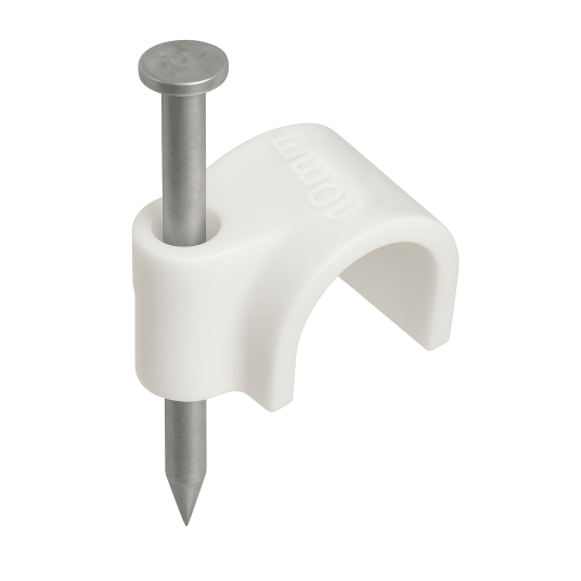 UCHWYT KABLOWY Z GWOŹDZIEM 10MM