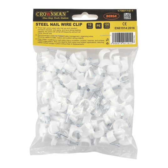 UCHWYT KABLOWY Z GWOŹDZIEM 10MM