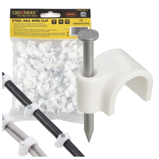 UCHWYT KABLOWY Z GWOŹDZIEM 10MM