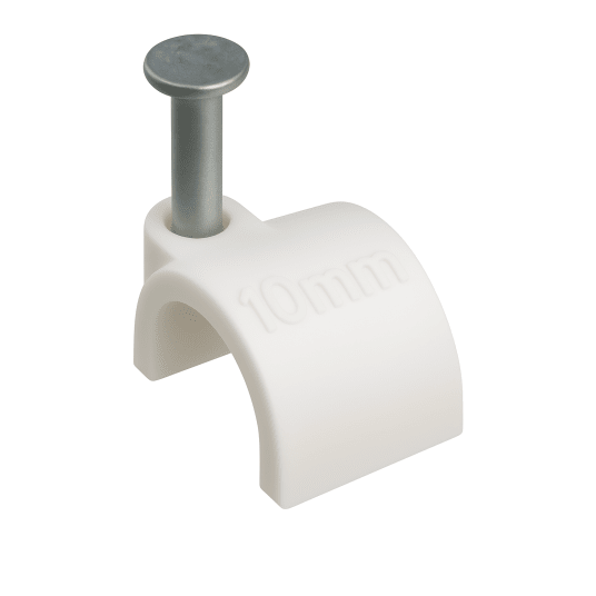 UCHWYT KABLOWY Z GWOŹDZIEM 10MM