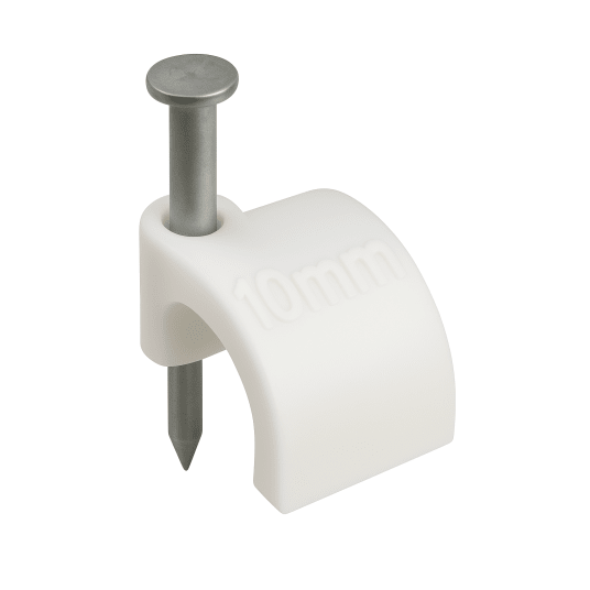 UCHWYT KABLOWY Z GWOŹDZIEM 10MM