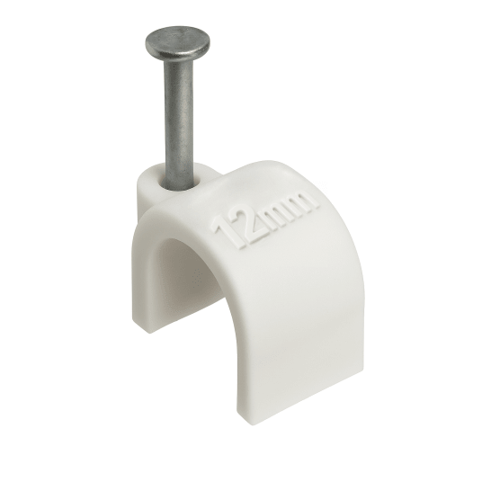 UCHWYT KABLOWY Z GWOŹDZIEM 12MM