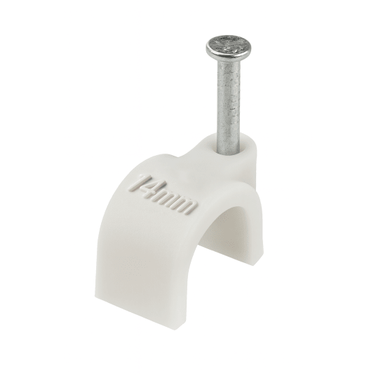 UCHWYT KABLOWY Z GWOŹDZIEM 14MM