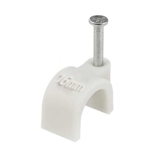 UCHWYT KABLOWY Z GWOŹDZIEM 16MM