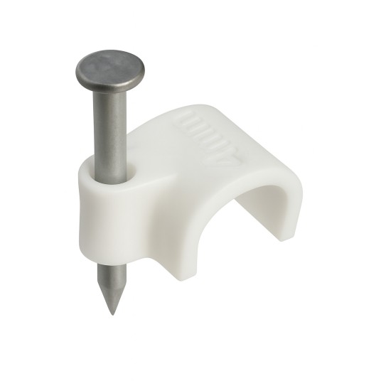 UCHWYT KABLOWY Z GWOŹDZIEM 4MM