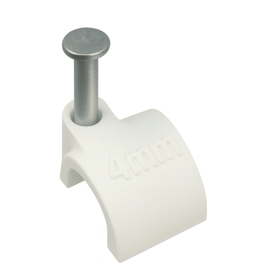 UCHWYT KABLOWY Z GWOŹDZIEM 4MM