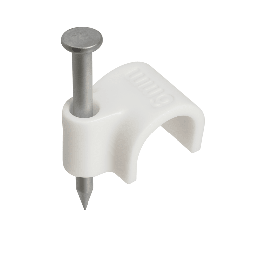 UCHWYT KABLOWY Z GWOŹDZIEM 6MM