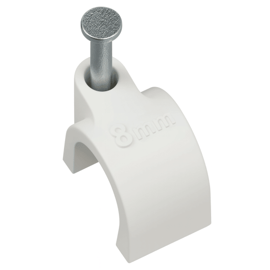 UCHWYT KABLOWY Z GWOŹDZIEM 8MM