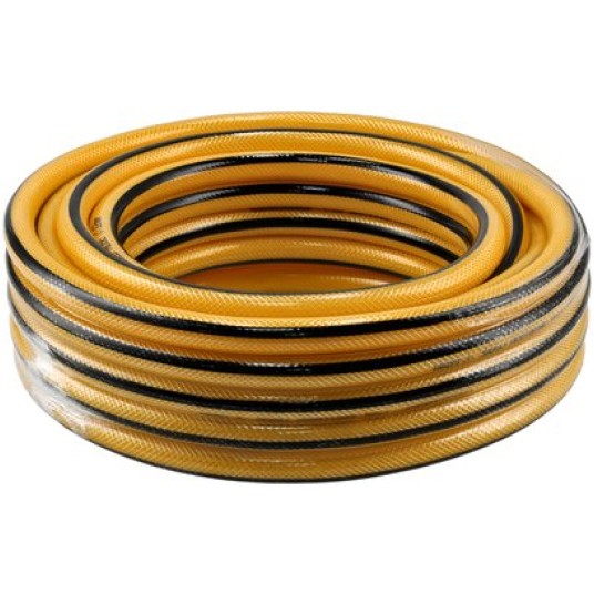 WĄŻ OGRODOWY 15M+PLASTIKOWA DYSZ+3 ZŁĄCZKI