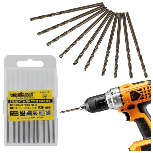 WIERTŁO SKRĘTNE Z CHWYTEM PROSTYM 2.0