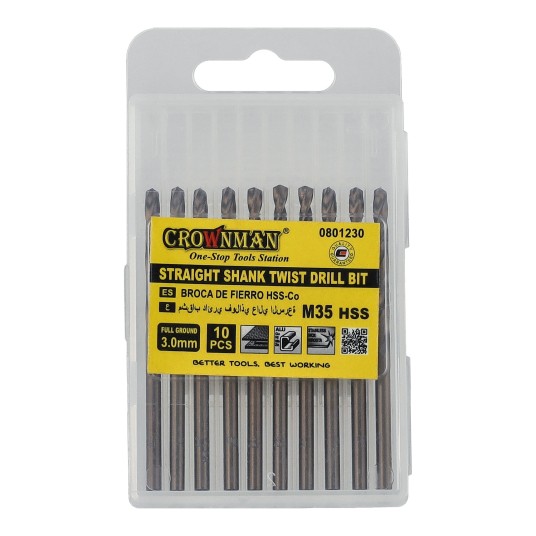 WIERTŁO SKRĘTNE Z CHWYTEM PROSTYM 3.0