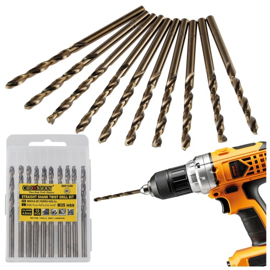 WIERTŁO SKRĘTNE Z CHWYTEM PROSTYM 4.0