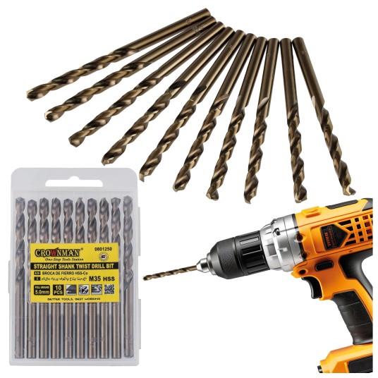 WIERTŁO SKRĘTNE Z CHWYTEM PROSTYM 5.0