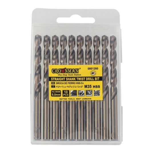 WIERTŁO SKRĘTNE Z CHWYTEM PROSTYM 6.0