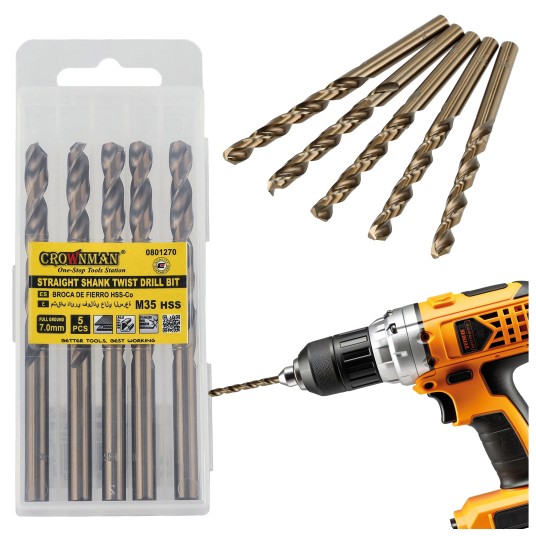 WIERTŁO SKRĘTNE Z CHWYTEM PROSTYM 7.0