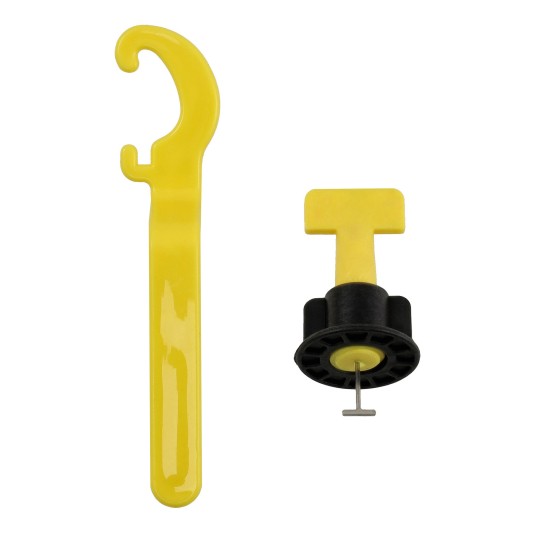 WKRĘCANY KLIPS POZIOMUJĄCY DO PŁYTEK TYP T