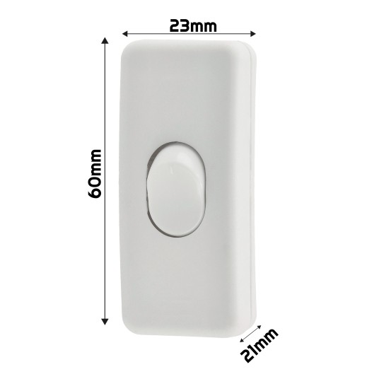 WŁĄCZNIK KOŁYSKOWY 230V BIAŁY