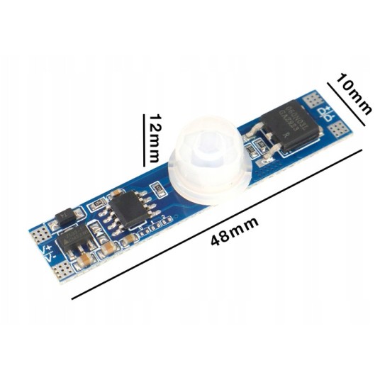 WŁĄCZNIK PIR DO PROFILI LED 6A 72W