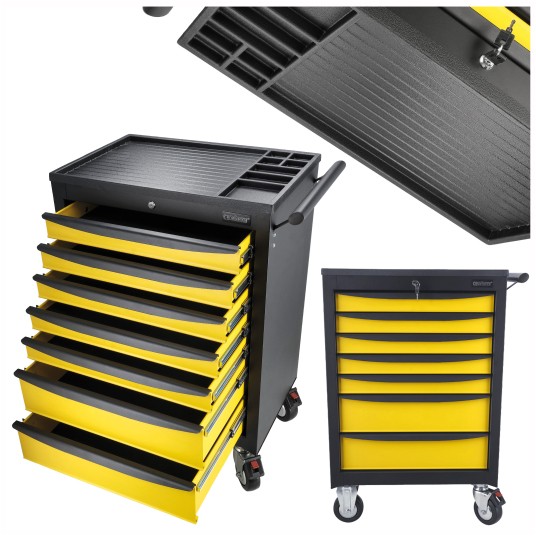 WÓZEK WARSZTATOWY Z 7 SZUFLADAMI