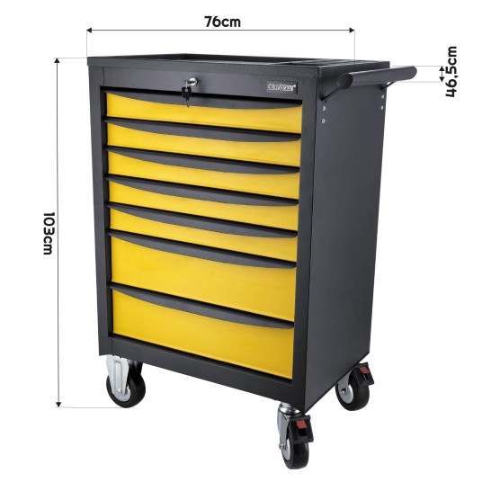 WÓZEK WARSZTATOWY Z 7 SZUFLADAMI