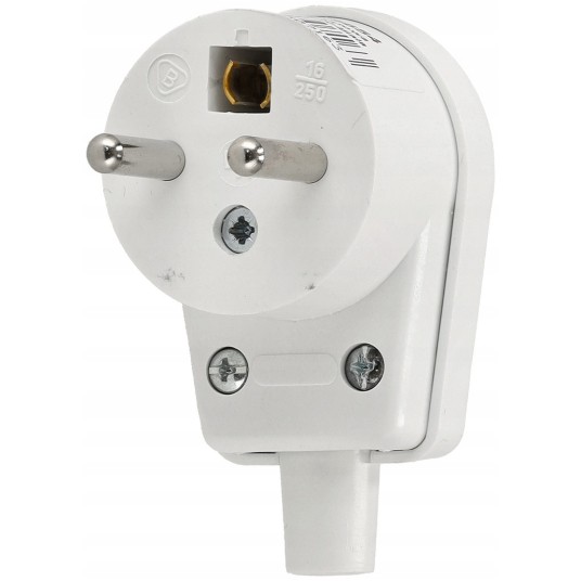 WTYCZKA KĄTOWA 230V BIAŁA