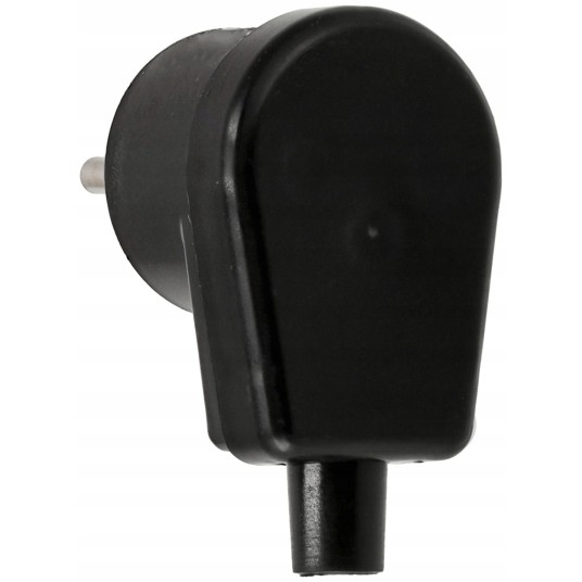 WTYCZKA KĄTOWA 230V CZARNA