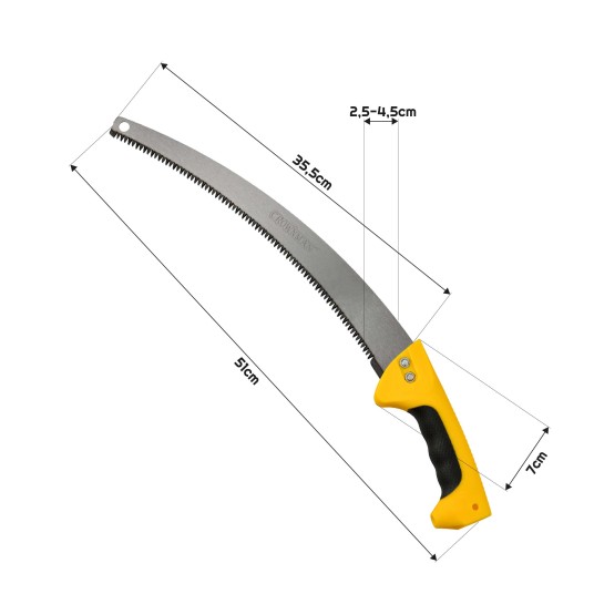 ZAKRZYWIONA PIŁA OGRODOWA