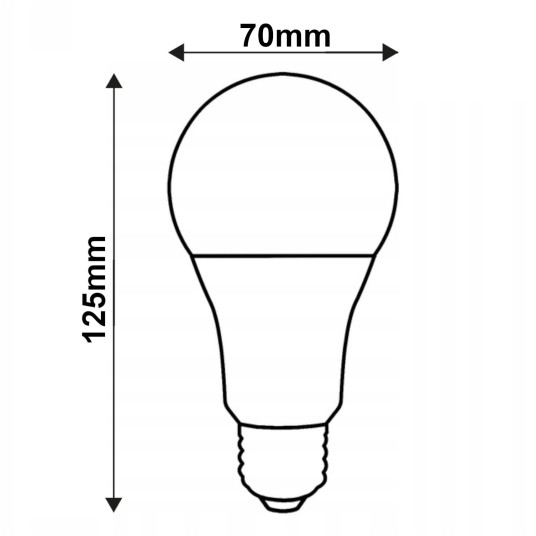 Żarówka LED E27 Filament 18W 110lm/W 3000K