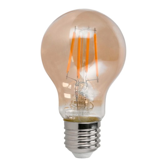 Żarówka LED E27 Filament Amber 6W 110lm/W 3000K