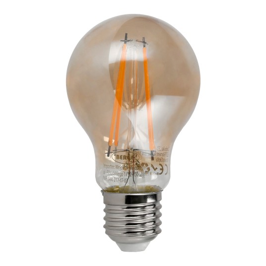 Żarówka LED E27 Filament Amber 8W 110lm/W 3000K