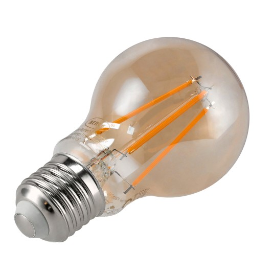 Żarówka LED E27 Filament Amber 8W 110lm/W 3000K